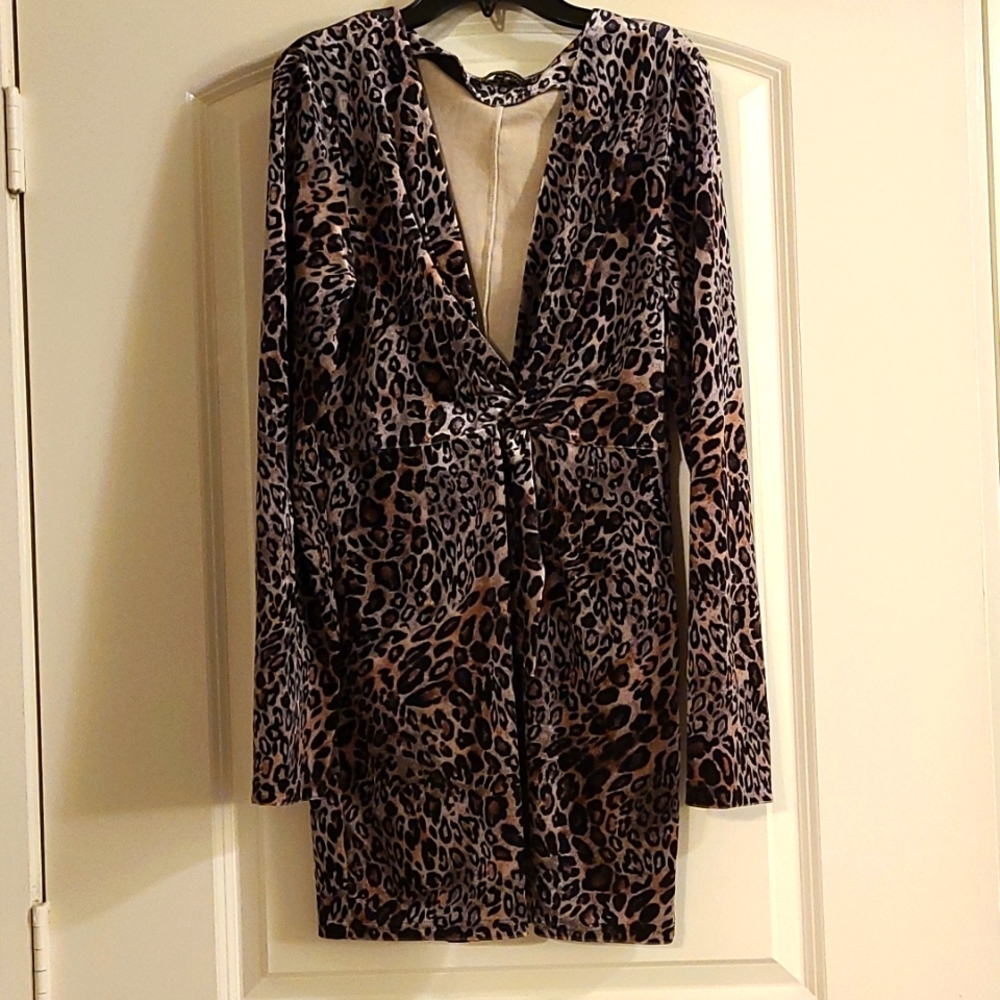 Cheetah Mini Dress